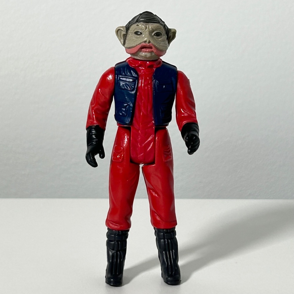 Vintage 80s Kenner Star Wars Nien Nunb Return of the Jedi Action Figure (21C)